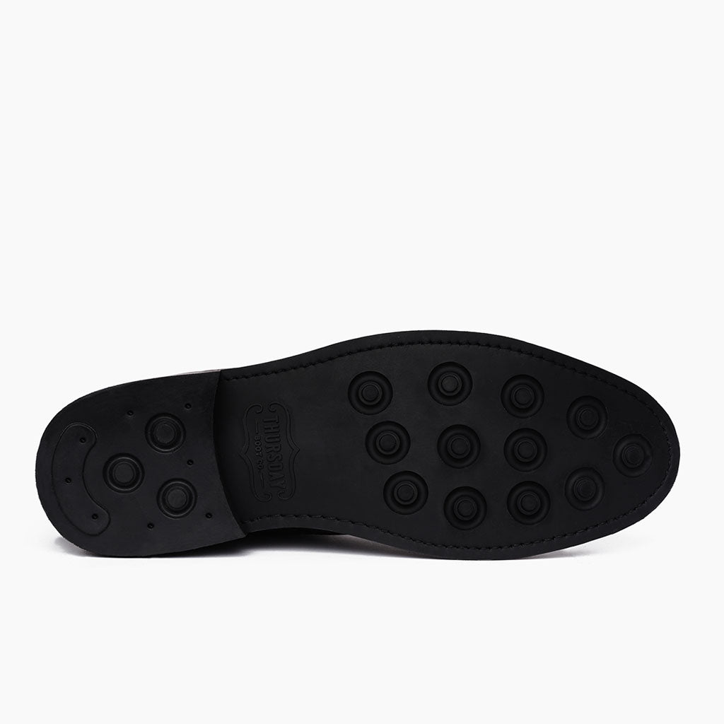 High-Traction Rubber Outsole & Lug Tread Pattern on Captain Arizona Adobe Leather Boots