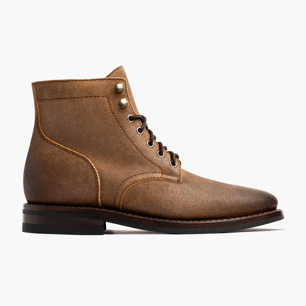 Classic Full-Grain leather Boots - Goodyear Welt Construction & Front Toe Box Detail