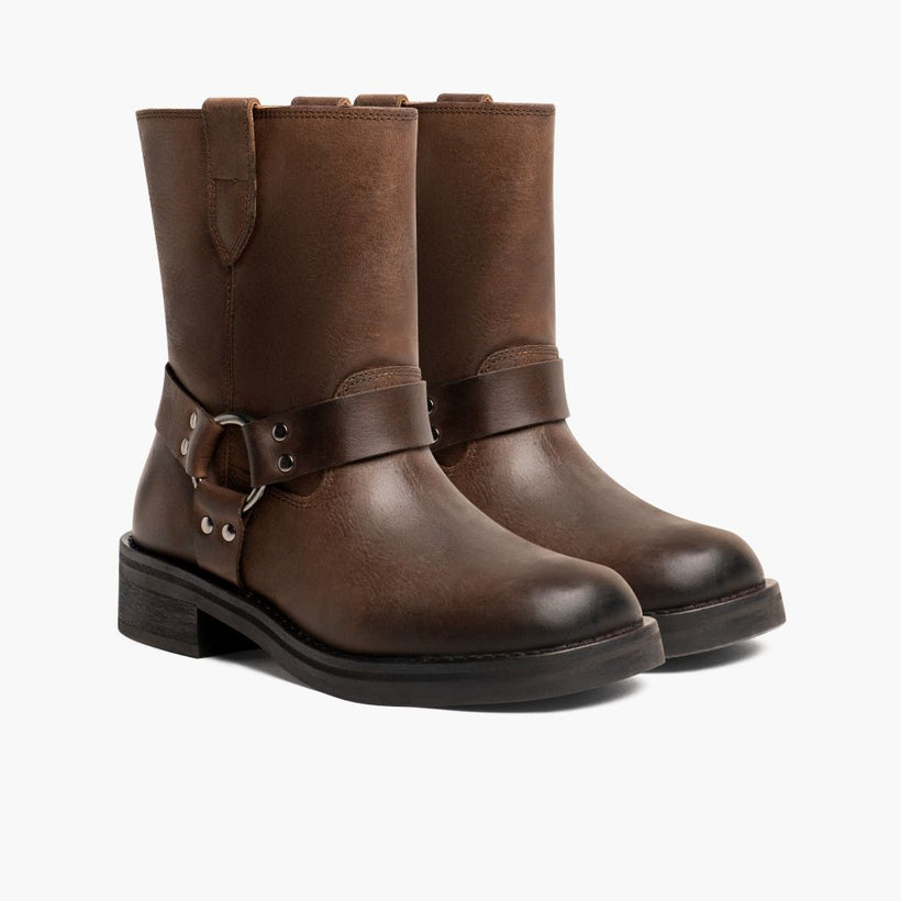 Outlaw Light Tobacco Leather Boots