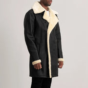 Charles Coat Brown Shearling Coat – alternate product view 2