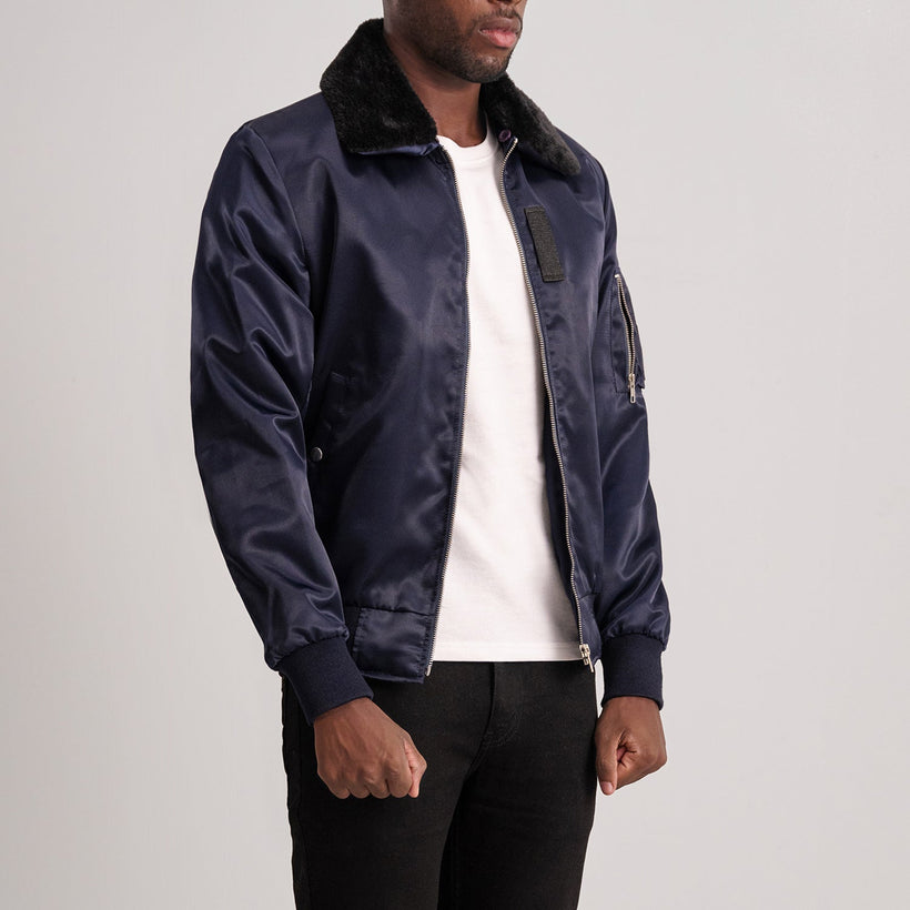 Clyde B-15 Blue Bomber Jacket