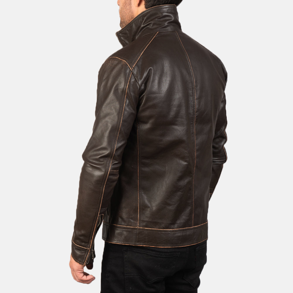
Hudson Leather Biker Jacket – alternate product view 5