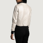 
Authentic Sheepskin Leather with Aniline Finish Grain Texture & Heavy-Duty Seam Stitching Detail