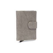 
Light Grey Leather Card Holder Prague, detail view 4