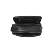 Solid Antique Brass Hardware & Heavy-Duty Dual Zipper Detail on Arendal Full-Grain Leather Crossbody Bag