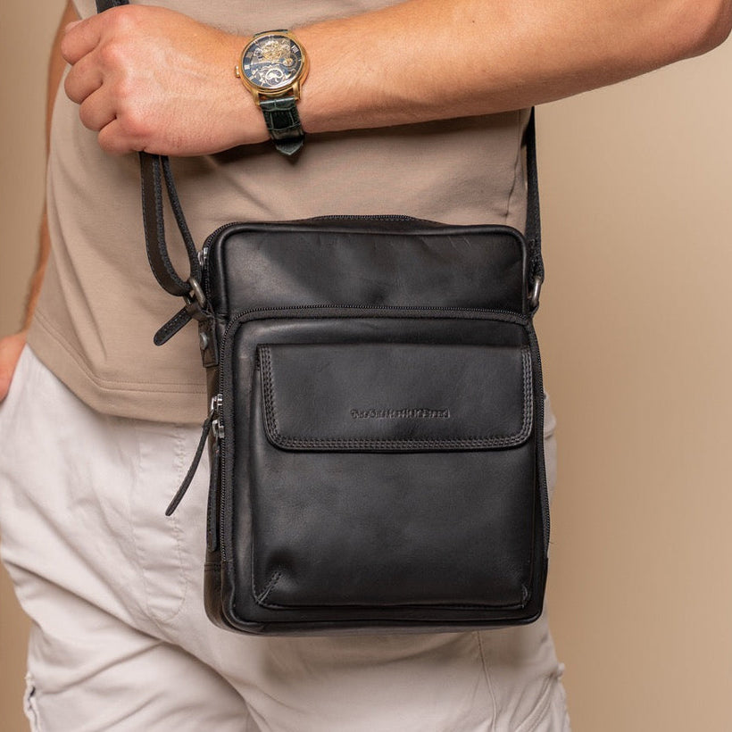 Montira Full-Grain Leather Crossbody Bag