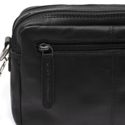 
Solid Antique Brass Hardware & Heavy-Duty Dual Zipper Detail on Samui Full-Grain Leather Crossbody Bag