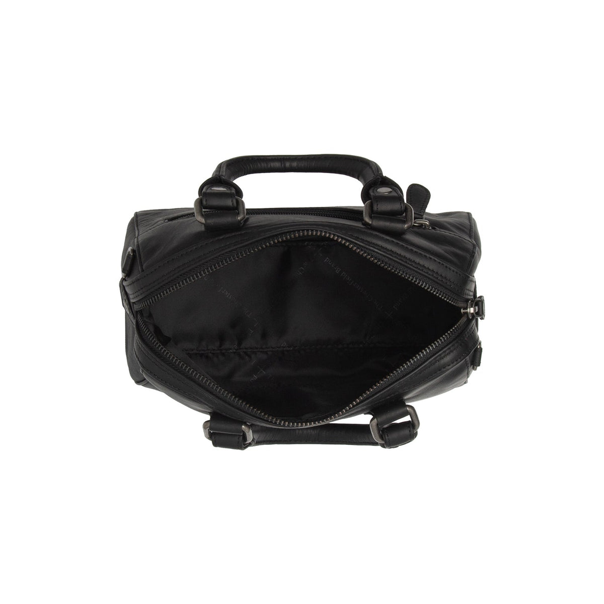 
Dalford Full-Grain Leather Handbag - Lateral Side Profile View Showing Sleeve Cut & Athletic Taper Fit