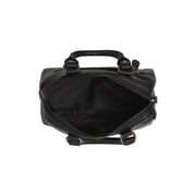 
Dalford Full-Grain Leather Handbag - Lateral Side Profile View Showing Sleeve Cut & Athletic Taper Fit