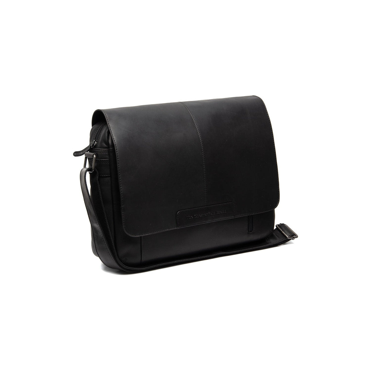Richard Full-Grain Leather Laptop Bag in Classic 100% Full-Grain Leather - Full Exterior Front Profile View | Buy Online