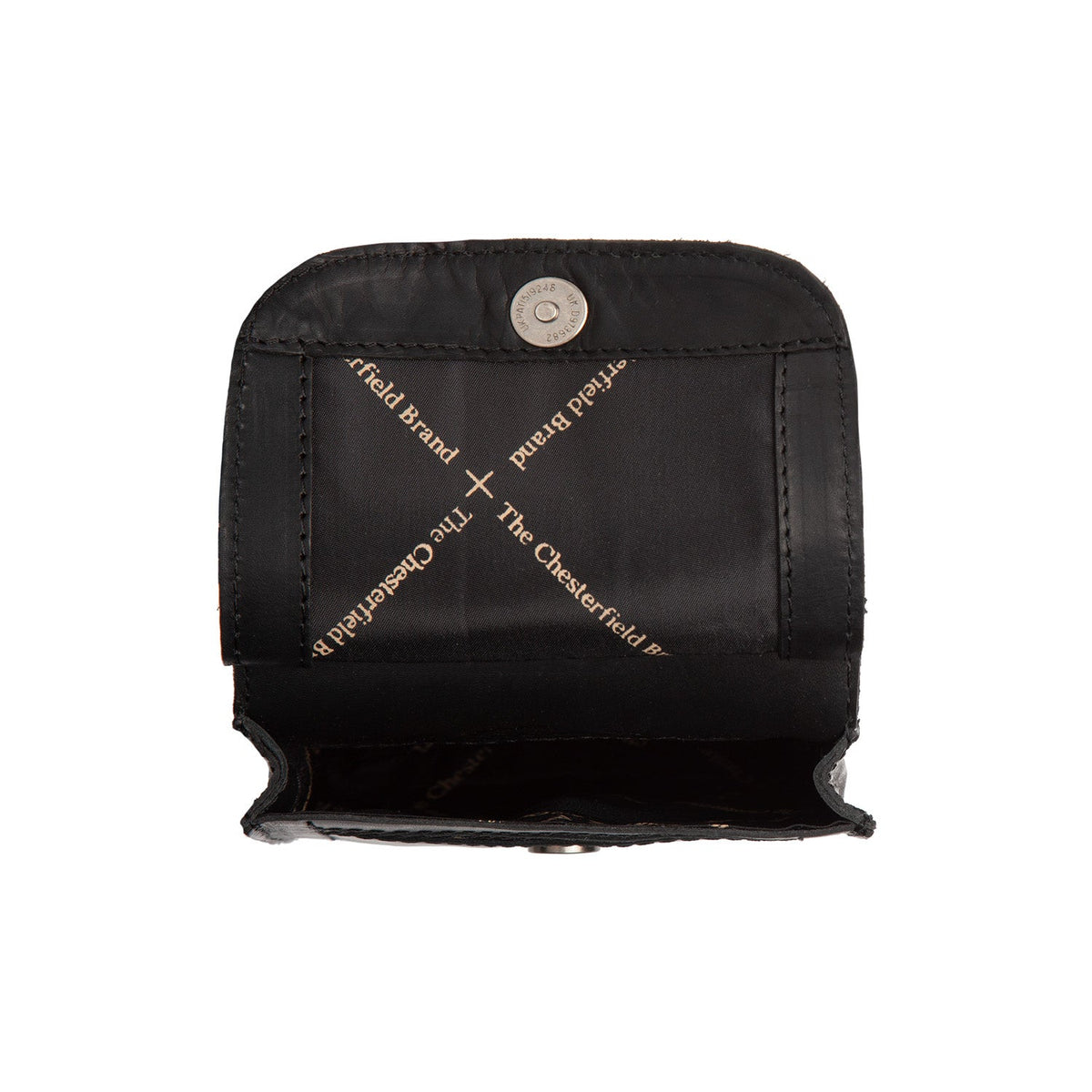 Close-Up Detail of Classic Collar &amp; Heavy-Duty Zipper Hardware on Nebra Full-Grain Leather Phone Bag