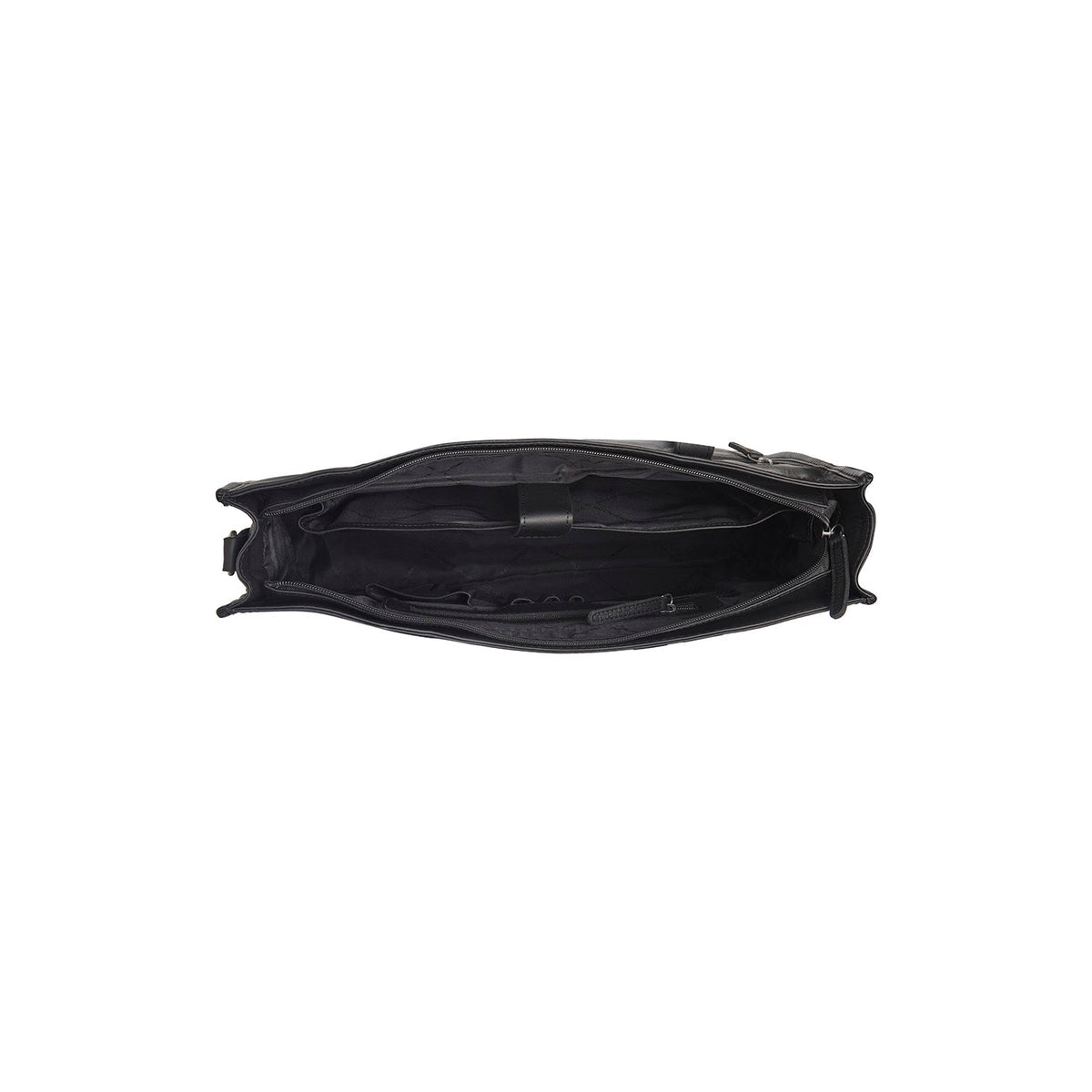 
Interior View Showing Dedicated Padded Laptop Sleeve & Multi-Compartment Organization