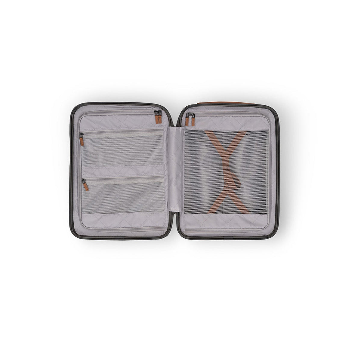 Urban Graphite Suitcase Set Front Pocket Zuna, detail view 3